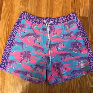 Chubbies 5.5” Fun Sponges Blocked Classic Swim Trunk - Size M